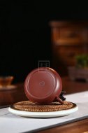 《祥云壺》宜興紫砂壺底槽青創(chuàng  )新壺全手工茶壺