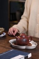 《三足乳丁》宜興紫砂茶壺實(shí)力派名家保真純手工紫泥乳鼎
