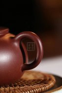 《祥云壺》宜興紫砂壺底槽青創(chuàng  )新壺全手工茶壺