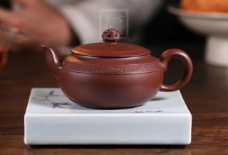《螭龍》宜興紫砂壺高級工藝美術(shù)師手工底槽青創(chuàng  )新壺泡茶壺茶具