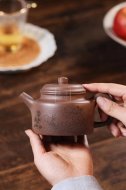《德鐘》宜興紫砂壺仿古純手工實(shí)力派名家黃龍山段泥泡茶壺茶具德鐘