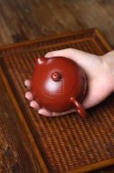 《西施》宜興工藝美術(shù)師手工紫砂壺茶壺老師制大紅袍西施
