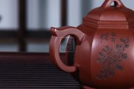 《尊六方》宜興六方紫砂壺底槽青純手工高級工藝美術(shù)師泡茶壺特價(jià)茶具