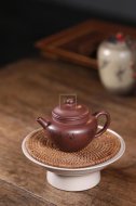 《鏡圓》宜興紫砂壺實(shí)力派名家手工文革紫泥