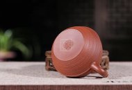 《樸雅》宜興紫砂壺原紅降坡泥全手工純手工茶壺茶具創(chuàng  )新壺