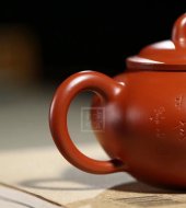 《圓韻壺》宜興創(chuàng  )新壺紫砂工藝美術(shù)師手工大紅袍泡茶壺套壺