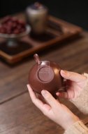 《鏡圓》宜興紫砂壺實(shí)力派名家手工文革紫泥