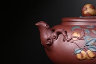 《碩果滿(mǎn)園》姚華君原礦底槽青宜興紫砂壺