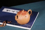 《銀杏壺》宜興紫砂茶壺高級工藝美術(shù)師段泥（配紅泥）創(chuàng  )新壺
