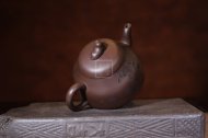 《清飲》宜興紫砂壺助理工藝美術(shù)師手工紫泥創(chuàng  )新泡茶壺茶具