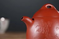 《秦權》宜興紫砂壺工藝美術(shù)師純手工大紅袍中壺茶具泡茶壺秦權