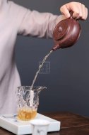 《金砂竹韻》宜興紫砂壺純手工底槽青，段泥泡茶壺