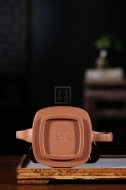 《知竹常樂(lè )》宜興紫砂壺全手工正品名家茶壺金降坡泥四方竹