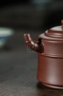《富貴竹節套組》宜興紫砂壺套組紫砂泡茶壺紫泥手工工藝美術(shù)師紫砂茶具