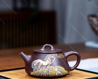精工作品推薦！品名：馬到成功，泥料：原礦
