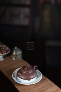 《碧浪》宜興純手工創(chuàng  )新壺紫砂壺紫泥茶壺茶具