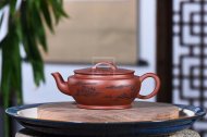 《大蘊漢瓦》宜興紫砂壺工藝美術(shù)師純手工底槽青泡茶壺漢瓦茶具