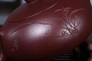 《扁西施》宜興紫砂壺高級工藝美術(shù)師手工紫茄泥西施泡茶壺茶具