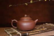 《圓墩》宜興紫砂壺助理工藝美術(shù)師茶具紫泥創(chuàng  )新