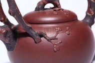 《留香提梁》宜興紫砂壺底槽青創(chuàng  )新提梁全手工茶壺