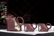 《乘風(fēng)破浪茶具》宜興紫砂壺高級工藝美術(shù)師全手工紫泥泡茶壺創(chuàng  )新壺茶具