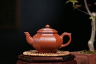 《五福臨門(mén)套組》宜興紫砂壺純手工名家正宗紫料泡茶壺