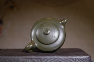 《魚(yú)樂(lè )》宜興工藝美術(shù)師手工紫砂壺茶壺具民國綠