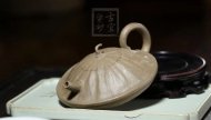 《小蓮蓬》宜興青灰泥工藝美術(shù)師全手工收藏把玩創(chuàng  )新壺茶具
