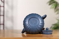 《錢(qián)韻》范菊英原礦天青泥宜興紫砂壺290cc