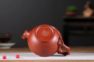 《報春》宜興紫砂壺工藝美術(shù)師沈洪斌手工內壁章中容量功夫茶壺大紅袍報春