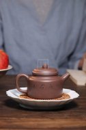 《德鐘》宜興紫砂壺仿古純手工實(shí)力派名家黃龍山段泥泡茶壺茶具德鐘