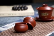 《山水如畫(huà)》宜興紫砂壺全手工朱泥茶具茶壺