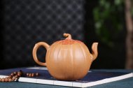 《銀杏壺》宜興紫砂茶壺高級工藝美術(shù)師段泥（配紅泥）創(chuàng  )新壺