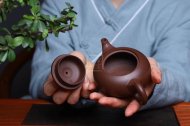 《一團和氣》宜興紫砂壺全手工泡茶壺工藝美術(shù)師大師紫泥