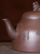 《清飲》宜興紫砂壺助理工藝美術(shù)師手工紫泥創(chuàng  )新泡茶壺茶具