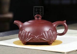 《福臨門(mén)》宜興高級工藝美術(shù)師手工紫砂壺全手工底槽青泡茶壺