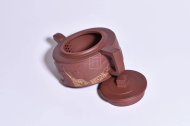 《萬(wàn)里長(cháng)城》宜興黃龍山清水泥紫砂壺茶具