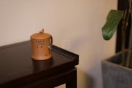 《繁花似景竹節蓋杯》經(jīng)典紫砂壺宜興全手工泡茶壺茶具降坡泥