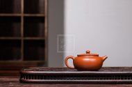 《桑扁》宜興紫砂壺工藝美術(shù)師手工大紅袍茶壺