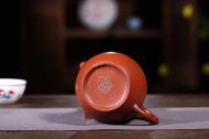《祥龍納?！芬伺d紫砂壺名家工藝美術(shù)師手工茶壺料大紅袍祥龍納福壺