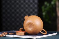 《銀杏壺》宜興紫砂茶壺高級工藝美術(shù)師段泥（配紅泥）創(chuàng  )新壺
