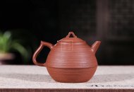 《樸雅》宜興紫砂壺原紅降坡泥全手工純手工茶壺茶具創(chuàng  )新壺