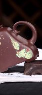 《乘風(fēng)破浪茶具》宜興紫砂壺高級工藝美術(shù)師全手工紫泥泡茶壺創(chuàng  )新壺茶具