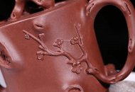 《明式梅樁》紫砂壺宜興高級工藝美術(shù)師手工底槽青梅樁泡茶壺茶壺