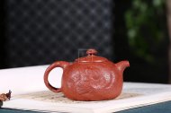 《魚(yú)化龍供春》宜興紫砂壺高級工藝美術(shù)師手工茶壺茶具大紅袍供春