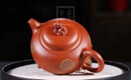 《獅韻》紫砂壺全手工茶壺老師小紅泥，絞泥（段泥、紫泥、綠泥等）壺