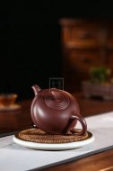 《博海浪擊》宜興紫砂壺工藝美術(shù)師手工茶壺紫泥創(chuàng  )新壺