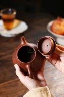 《石瓢》宜興紫砂壺實(shí)力派名家茶具底槽青石瓢