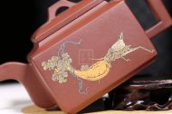 《亞明四方》宜興紫砂壺全手工名家高級工藝美術(shù)師茶具純泡茶壺底槽青亞明四方