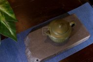 《魚(yú)樂(lè )》宜興工藝美術(shù)師手工紫砂壺茶壺具民國綠